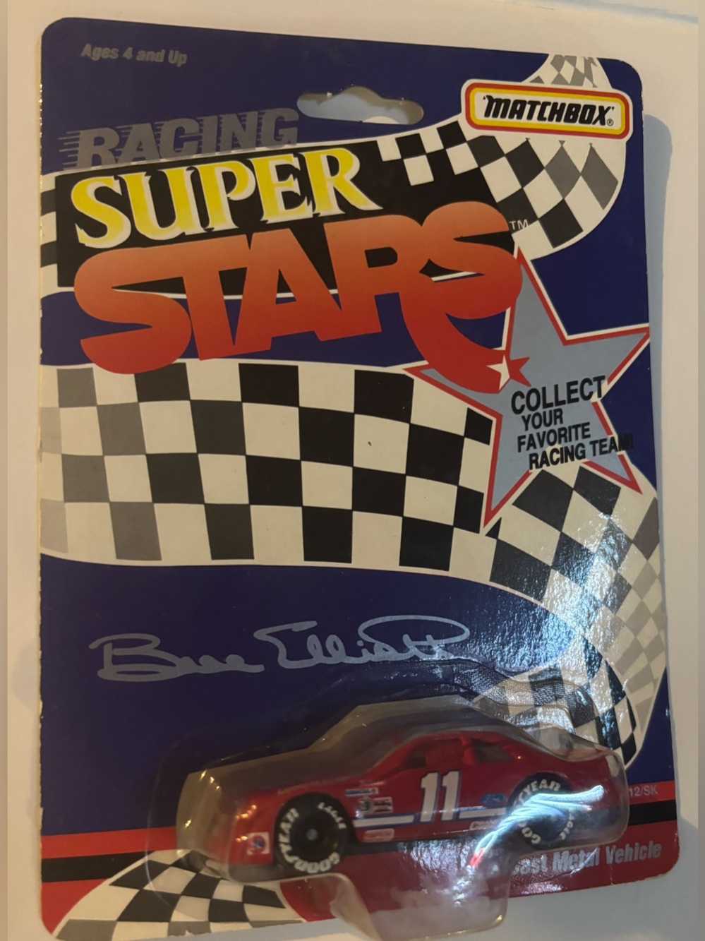 Matchbox Red Racing Car with #11 Graphics